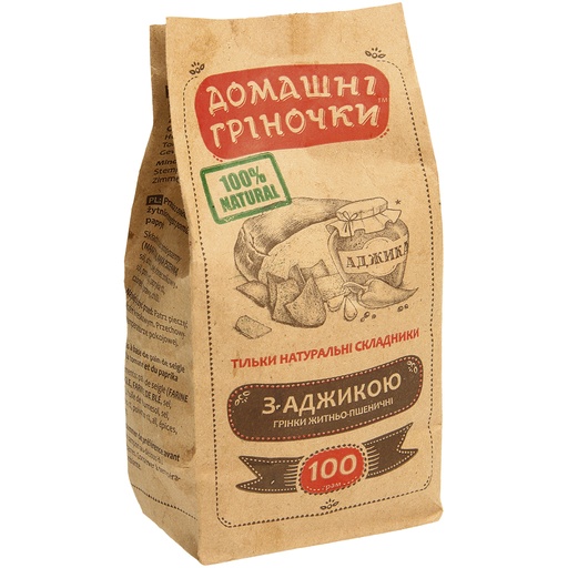 [82404] Гренки из ржаного хлеба с аджикой