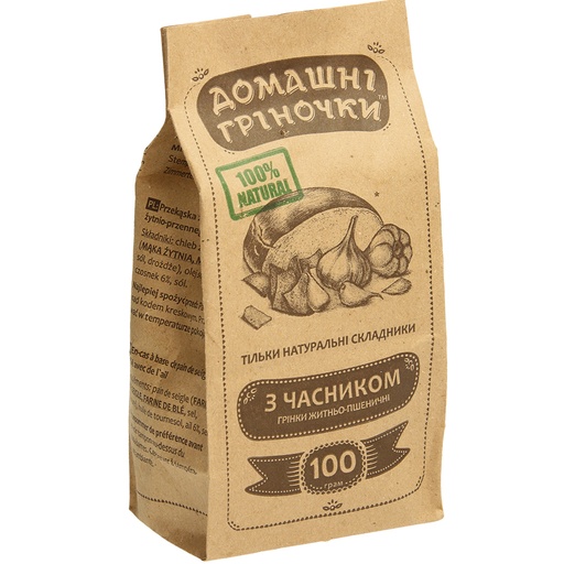 [82406] Гренки из ржаного хлеба с чесноком