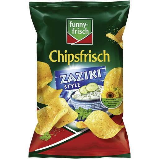 [82436] Aardappelchips Chipsvers Zaziki-stijl met romig-frisse yoghurtsmaak