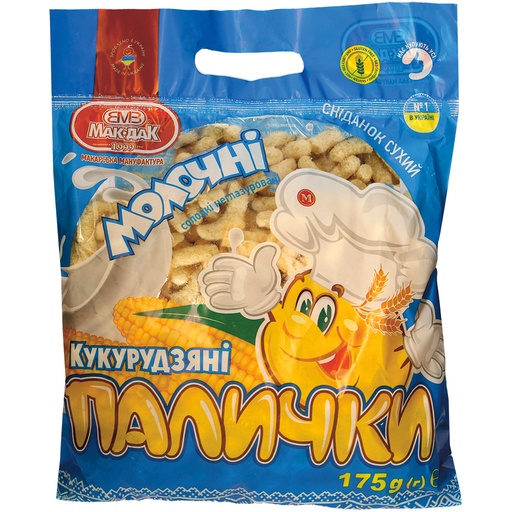[82507] Zoete maïssticks met melk-vanillesmaak