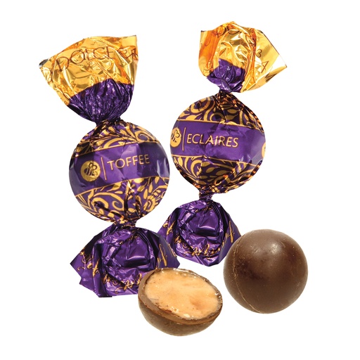 [91925] Toffee Eclairs Pralines met karamel smaak.