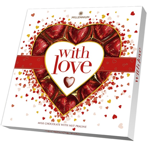 "With Love" - пралине с начинкой из молотого фундука