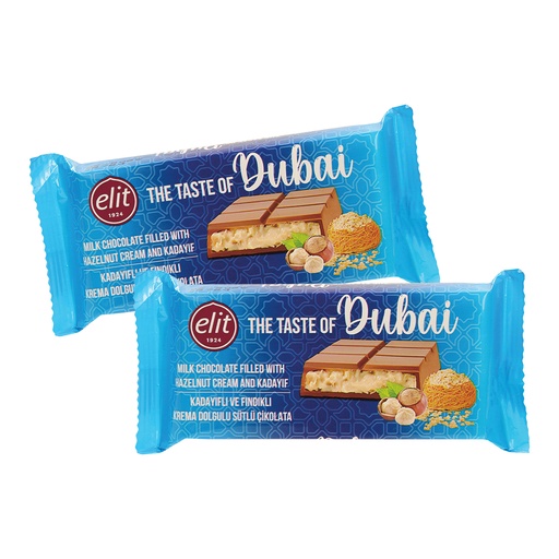 [92780A] Taste of Dubai Melkchocolade met Hazelnootcrème