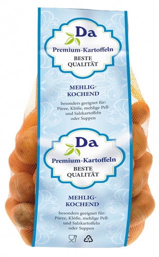 Premium-aardappelen, bloemig kookend
