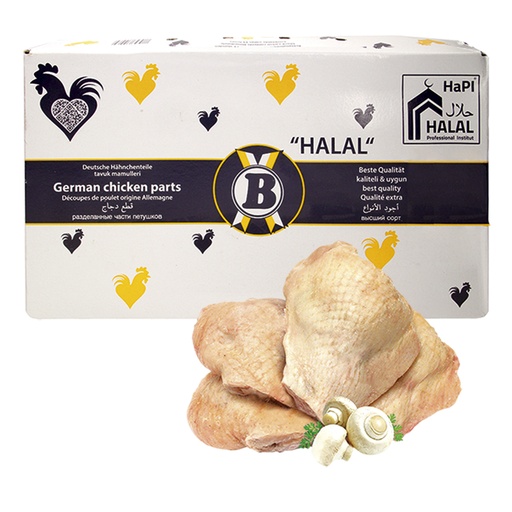 [00005] Diepgevroren kippenbouten met rugstuk, Halal
