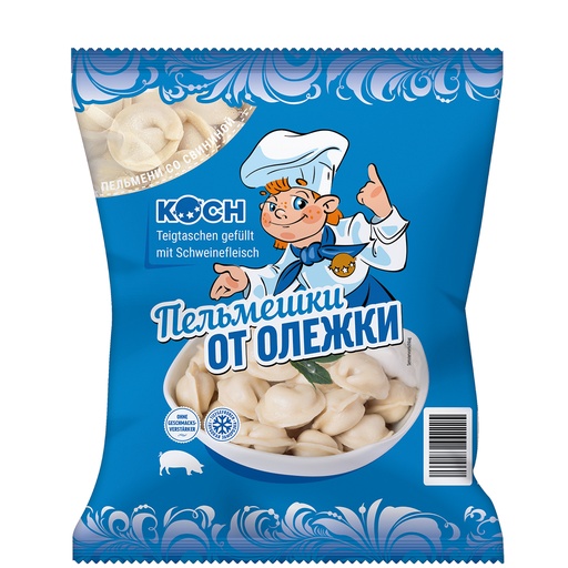 [02143] Пельмени "От Олежки" со свининой, замороженные