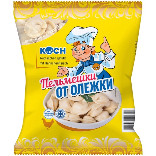[02146] Пельмени "От Олежки" с куриным мясом, замороженные