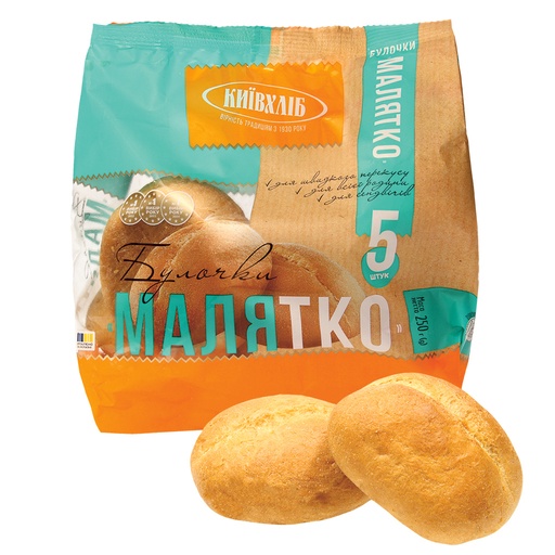 [02461] "Malyatko" Mini-witbroodjes, kant-en-klaar gebakken, diepgevroren