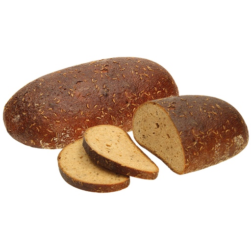 [02501] Roggebrood met komijn, voorgebakken, diepgevroren