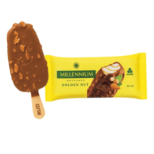 [04148] Millennium Golden Nut — мороженое со вкусом безе с карамельн