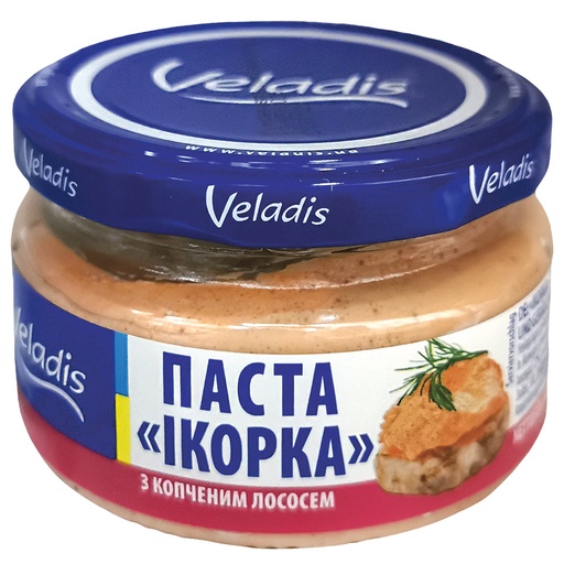 [08434] "Ikorka" - Broodbeleg met haringkuit en gerookte zalmstukjes