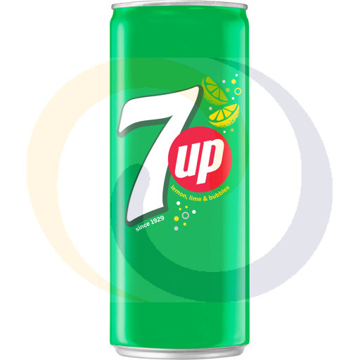 [11309000PEP] Koolzuurhoudende drank. 7UP blik 0,33l/24st DRS Pepsi