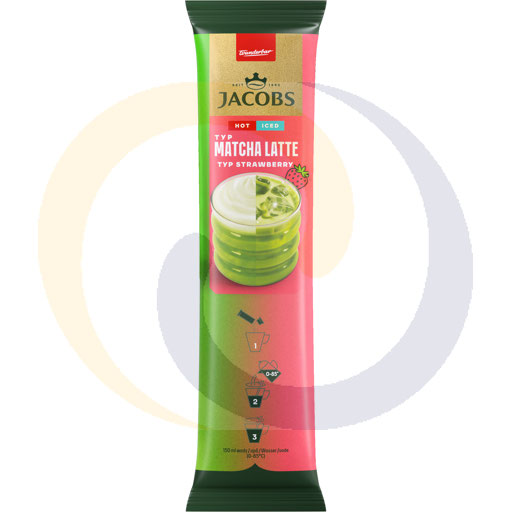 [744540001JA] Cappuccino Matcha Latte aardbei 14,5g*8st/5d Jacobs