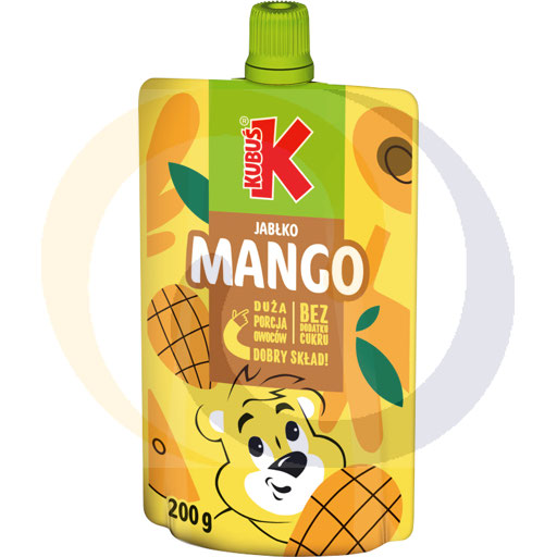 [96106000KUB] "Kubus" Fruitmousse appel-mango 200 g