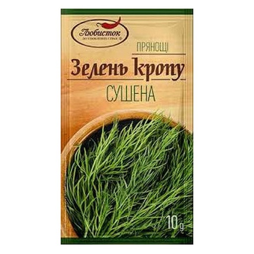 [0001024114] Lubystok gedroogde groene dille, 10 g