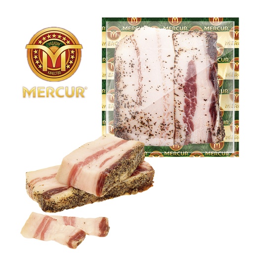 [24501] "Сало от Меркур" с перцем и чесноком