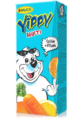 [60059] Sinaasappel-wortel-citroensapdrank met 5 vitamines en calcium. Fruit- en groentegehalte: 12%.