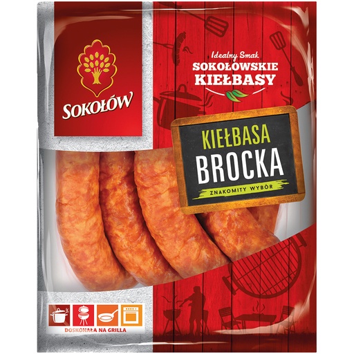 [23239] Колбаски свиные с курицей, копчёные, средней крупности.