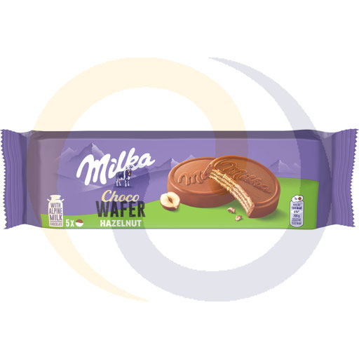 [68988000DAN] Milka choco wafers hazelnoot wafels 150g/14st Mondelez