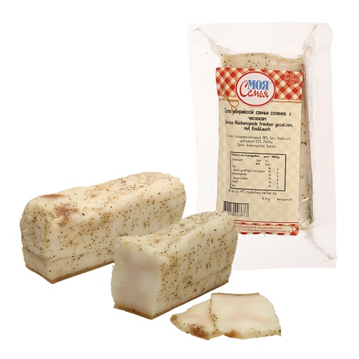 [24216] Moja Semja Iberico rugvet, droog gezouten, met knoflook