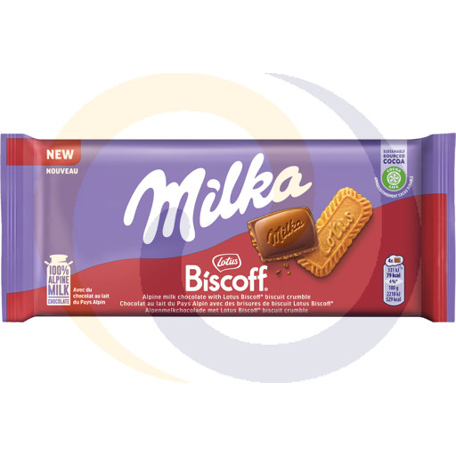 [46644000DAN] Milka Lotus Biscoff Chocolade 90g/24st Mondelez