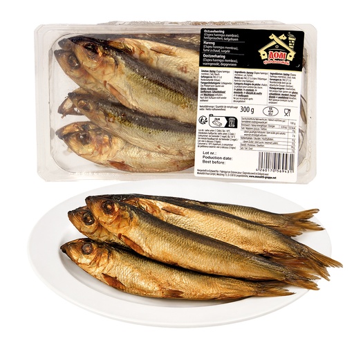 [01407] Oostzeeharing (Clupea harengus membras), heet gerookt, diepgevroren