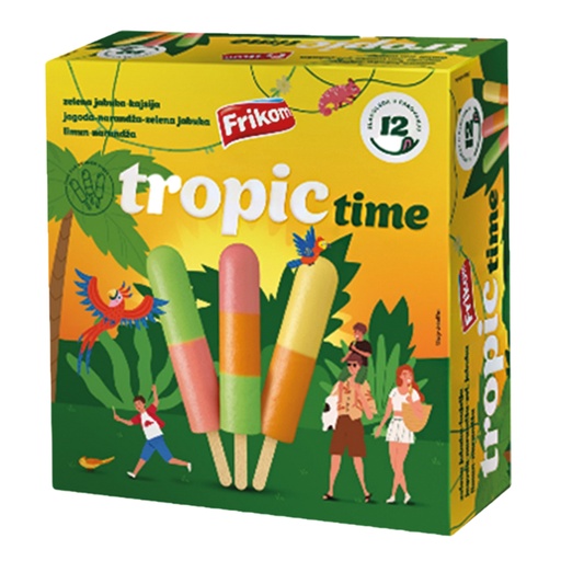 "Tropic Time" - Mengsel van verschillende soorten waterijs