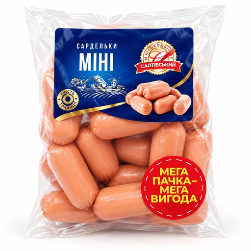 [20027] Brühworstjes "Mini", Oekraïense stijl, van varkensvlees, fijngehakt, bevat toegevoegd water, met rundvlees- en boteraroma.