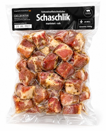 Шашлык из свинины, ручной работы