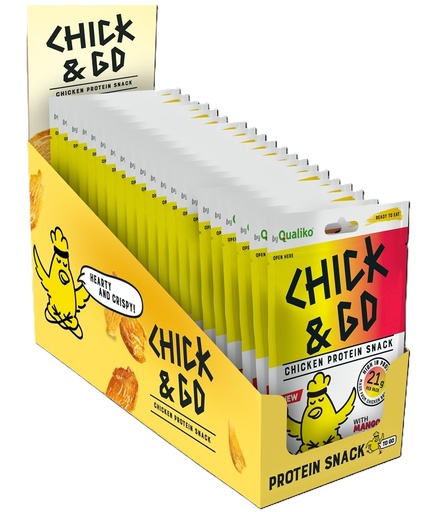 [24245] CHICK & GO Слайсы из куриного филе со вкусом манго и лимона.