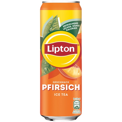 Lipton Perzik - Caloriearm ijsthee-drank met verfrissende perzik smaak, met suiker(s) en zoetstof(fen)