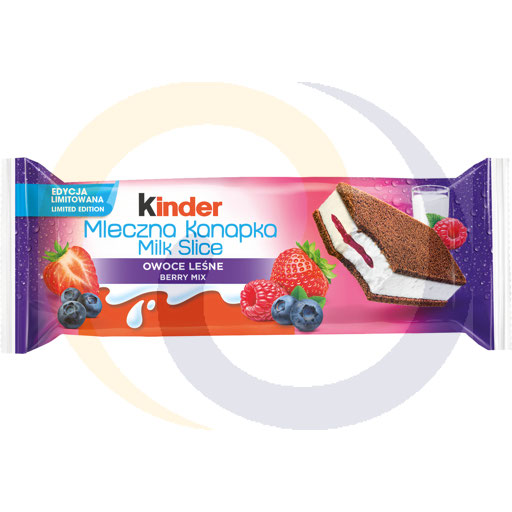 [12779100FER] Kinder melk bessen sandwich 28g/20stuks Ferrero