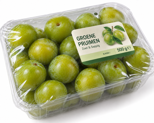 [1355] Pruimen groen verpakt
