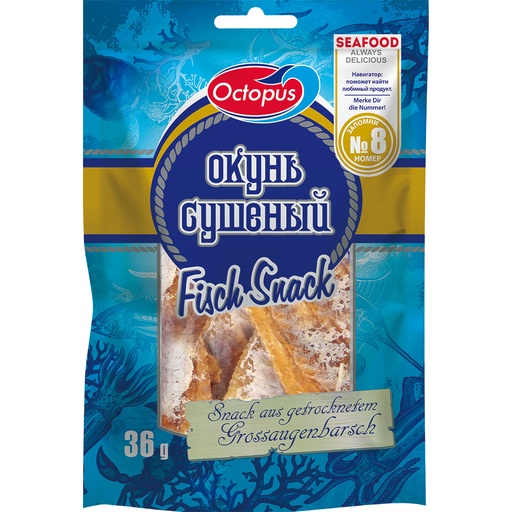 [11137] Снэк из сушеного окуня