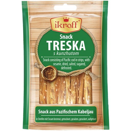 [11224] Snack van keizersvoorn in reepjes met sesam bestrooid