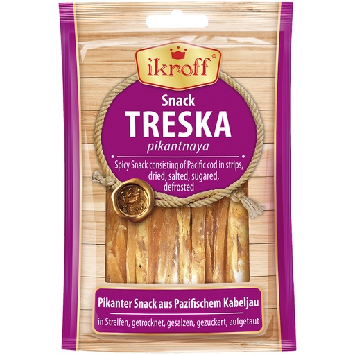 [11223] Pikante snack van keizersvoorn in reepjes, gedroogd, gezoute