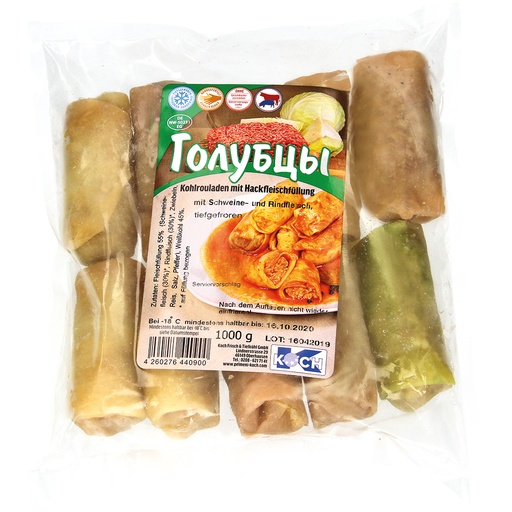 [02125] Koolrolletjes met varkens-rundvlees-rijs vulling, "diepgevro
