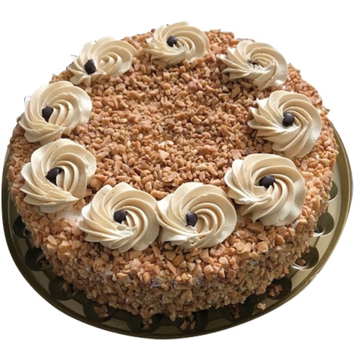 Biscuittaart met pinda "Orechowij"