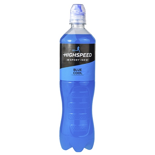 Verfrissingsdrank "HIGHSPEED" "BLUE COOL" met aardbeismaak