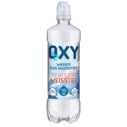 OXY Zuurstof. Perzik. Wit. 0,75l DPG PETFL