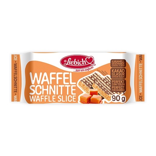 LIEBICH Wafelreep met Karamel 90g Verpakking