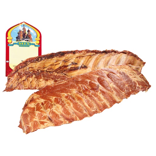 Gerookte en gekookte spareribs