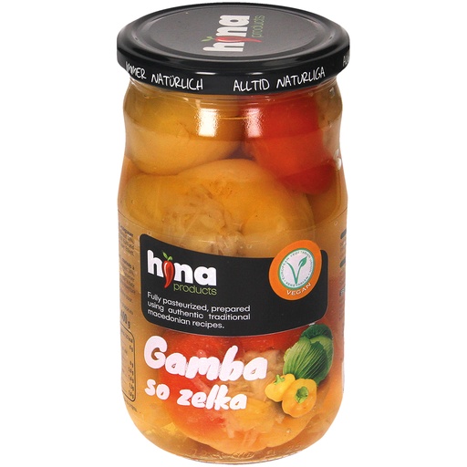 [41943] "Gamba so zelka" - ingelegde paprika gevuld met witte kool. 