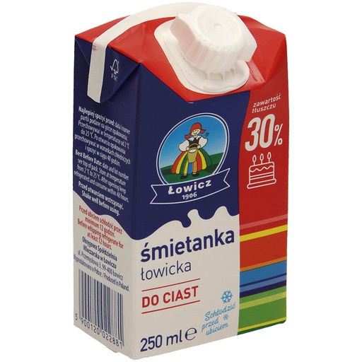 Сливки 30% жирности