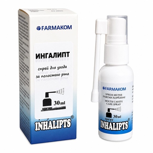 "Inhalipt" zachte spray voor mondverzorging