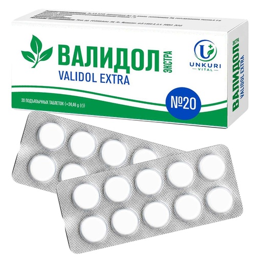 Voedingssupplement "Validol Extra" 20 Tabletten