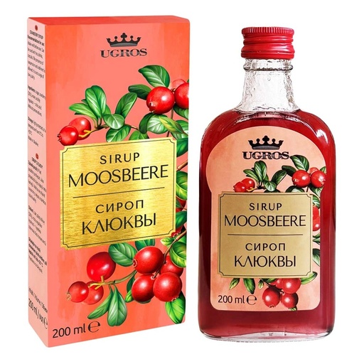 „Ugros“ Sirop „Cranberry“ 200 ml