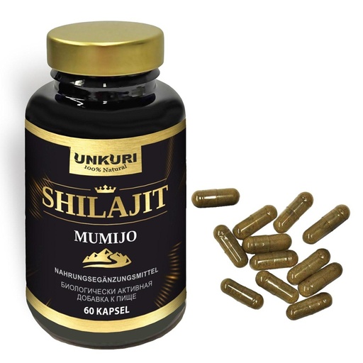 Voedingssupplement "Shilajit Mumijo", 60 Capsules