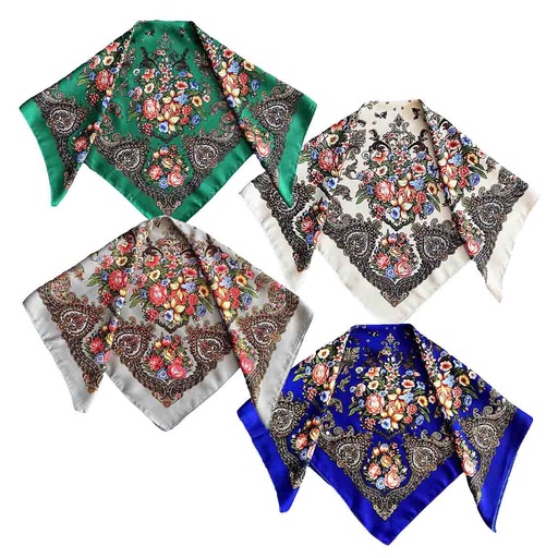 Hoofddoek Volksmotieven 70 cm