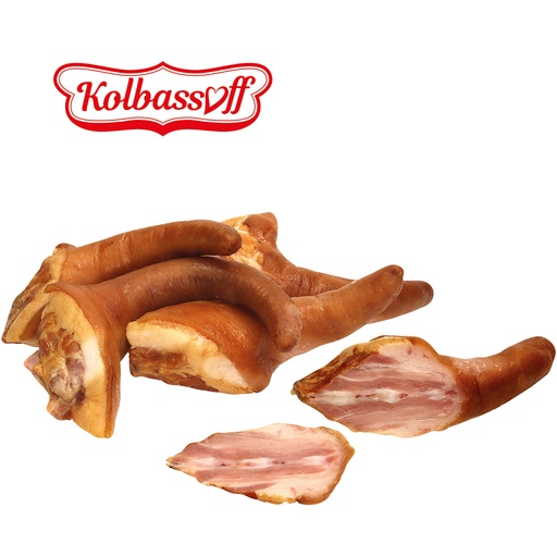 [24122] Varkensstaartjes, gezouten, gerookt en gekookt